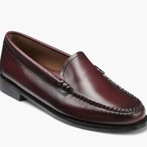 G.H. Bass Weejuns Whitney Venetian Loafers Wine Leather Womens Size 7 NEW Preppy